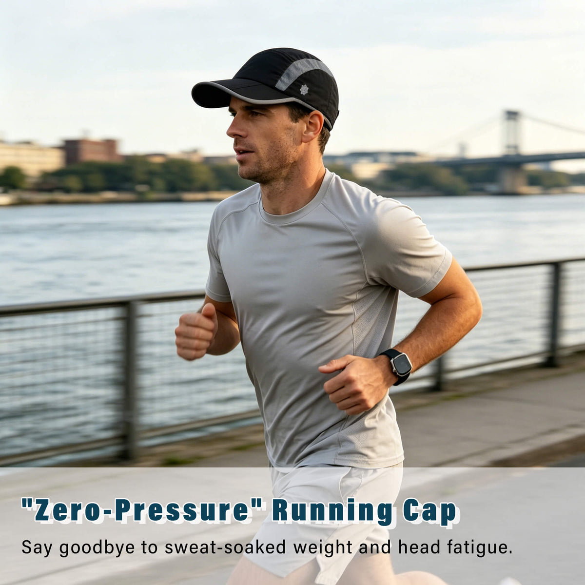Solaris UPF 50+ Running Cap – Lightweight Foldable Sports Hat for Outdoor Training & Travel newarrivals style