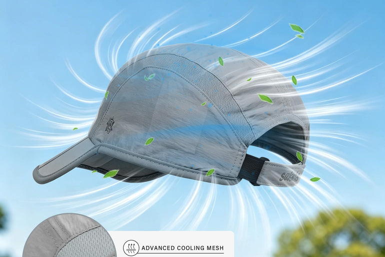 Solaris UPF 50+ Running Cap – Lightweight Foldable Sports Hat for Outdoor Training & Travel newarrivals style