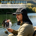 Solaris UPF 50+ Running Cap – Lightweight Foldable Breathable Sports Hat side view