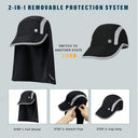 Solaris UPF 50+ Running Cap – Lightweight Foldable Breathable Sports Hat detail view