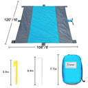 Extra Large Sandfree Beach Blanket detail view