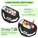 Tirrinia 20 Cans Insulated Soft Cooler Bag