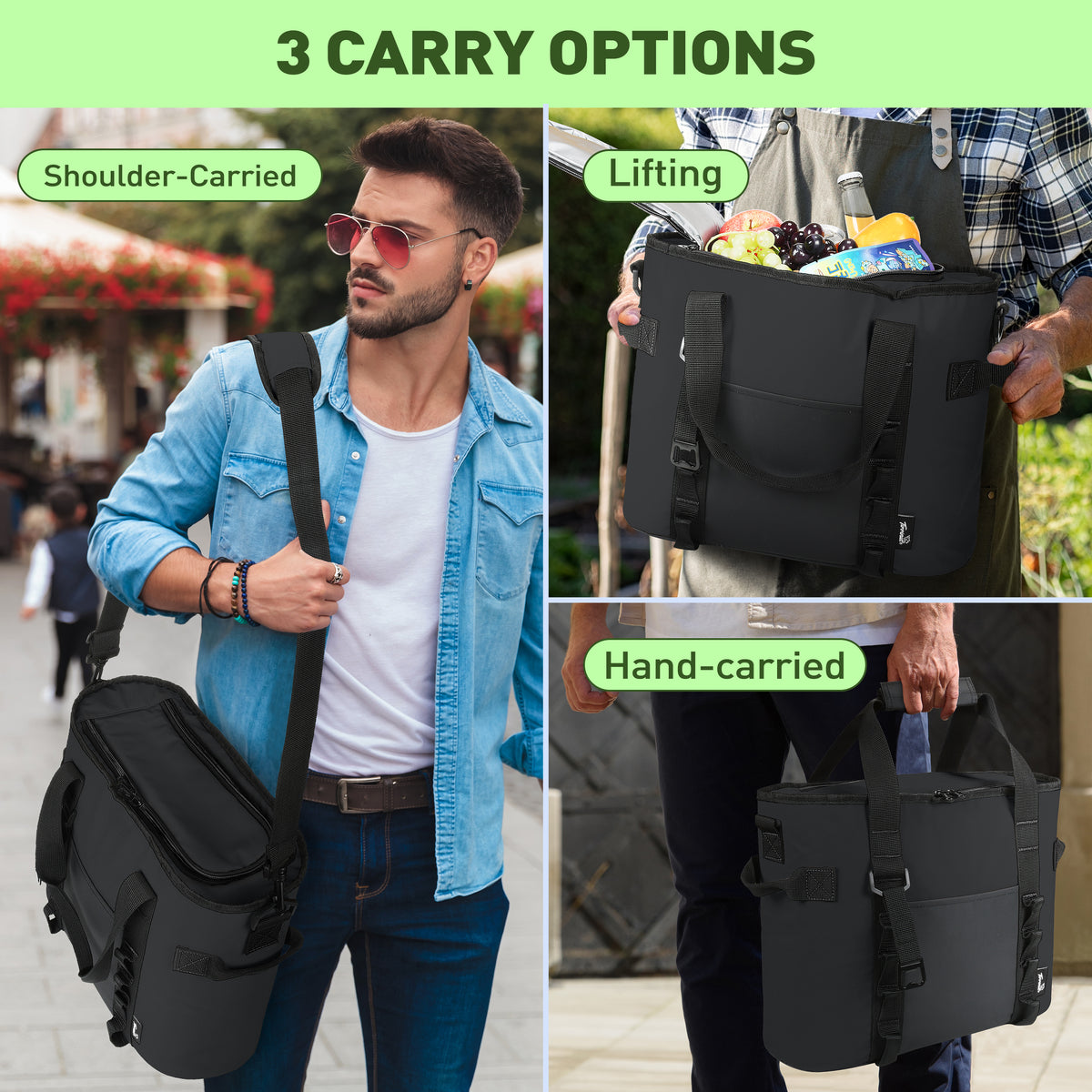Tirrinia 20 Cans Insulated Soft Cooler Bag