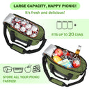 Tirrinia 20 Cans Insulated Soft Cooler Bag