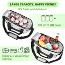 Tirrinia 20 Cans Insulated Soft Cooler Bag