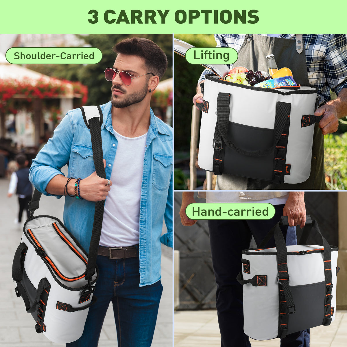 Tirrinia 20 Cans Insulated Soft Cooler Bag