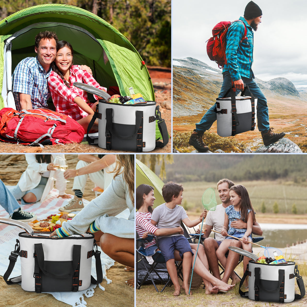 Tirrinia 20 Cans Insulated Soft Cooler Bag