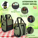 Tirrinia 36 Cans Insulated Soft Cooler Bag close-up detail