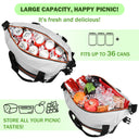 Tirrinia 36 Cans Insulated Soft Cooler Bag detail view