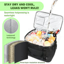 Tirrinia 48 Cans Insulated Soft Cooler Bag close-up detail