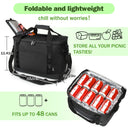 Tirrinia 48 Cans Insulated Soft Cooler Bag close-up detail