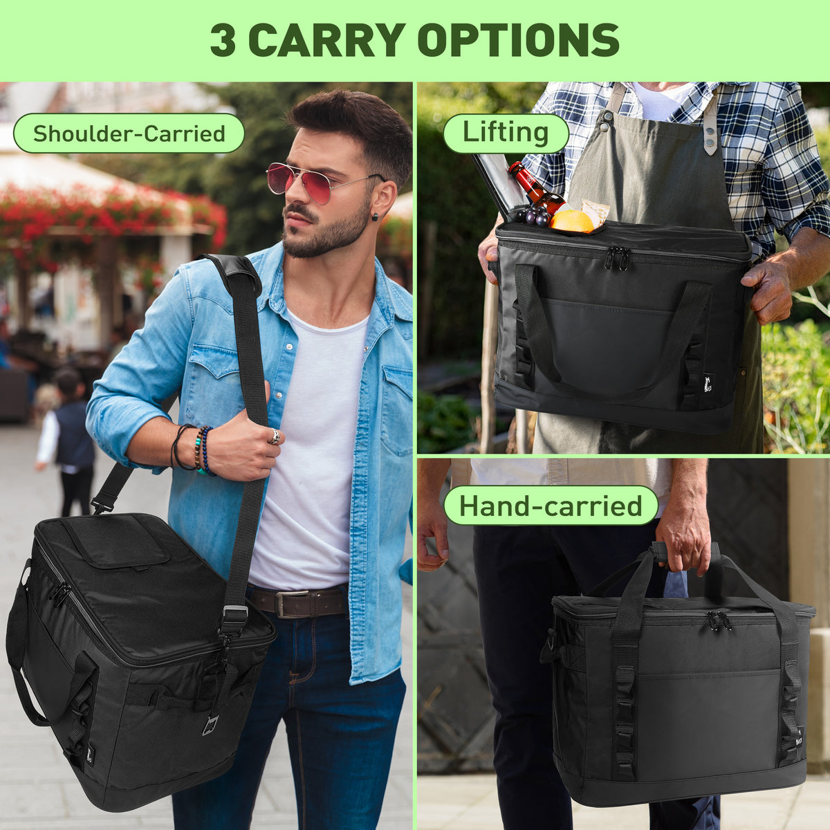 Tirrinia 48 Cans Insulated Soft Cooler Bag product image 12