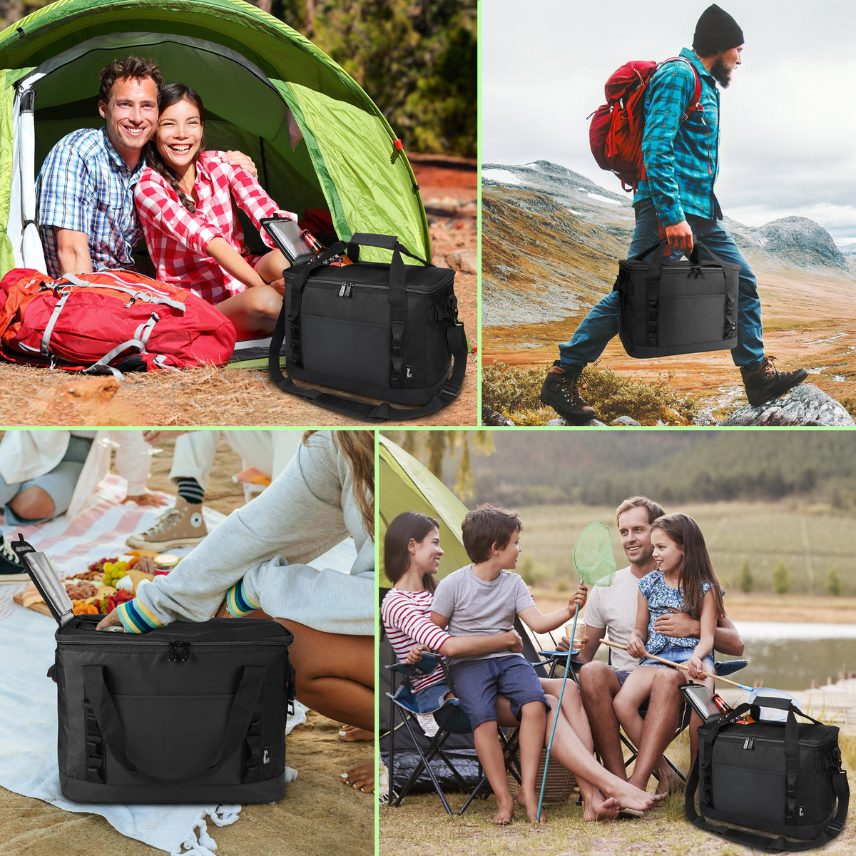 Tirrinia 48 Cans Insulated Soft Cooler Bag product image 13