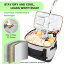Tirrinia 48 Cans Insulated Soft Cooler Bag front view