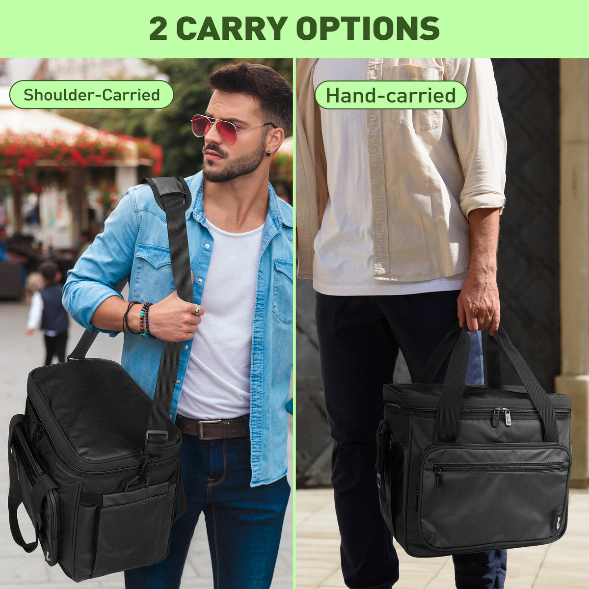 Tirrinia 24 Cans Insulated Soft Cooler Bag