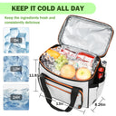 Tirrinia 24 Cans Insulated Soft Cooler Bag side view