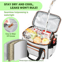 Tirrinia 24 Cans Insulated Soft Cooler Bag front view