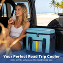 Tirrina Soft Cooler Bag 48 Can, Collapsible Insulated Cooler Leakproof Portable Soft Sided Cooler Bag for Beach Travel Picnic