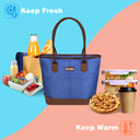Tirrinia Insulated Women Cooler Tote Bag close-up detail