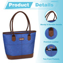 Tirrinia Insulated Women Cooler Tote Bag close-up detail