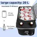 Tirrinia Outdoor Cooler with Wine Compartment side view