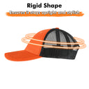 Tirrinia Orange Hunting Hat close-up detail