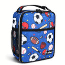 Tirrinia Sports-Themed Insulated Lunch Bag – Compact, Leakproof & Travel-Friendly