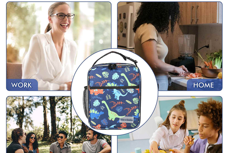 Tirrinia Solid Color Insulated Lunch Cooler Bag