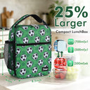 Tirrinia Sports-Themed Insulated Lunch Bag – Compact, Leakproof & Travel-Friendly