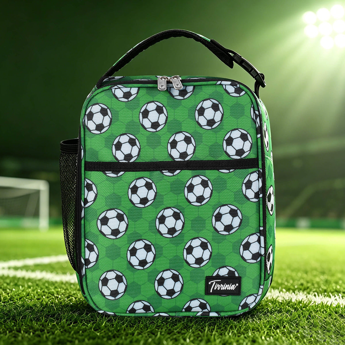 Tirrinia Sports-Themed Insulated Lunch Bag – Compact, Leakproof & Travel-Friendly