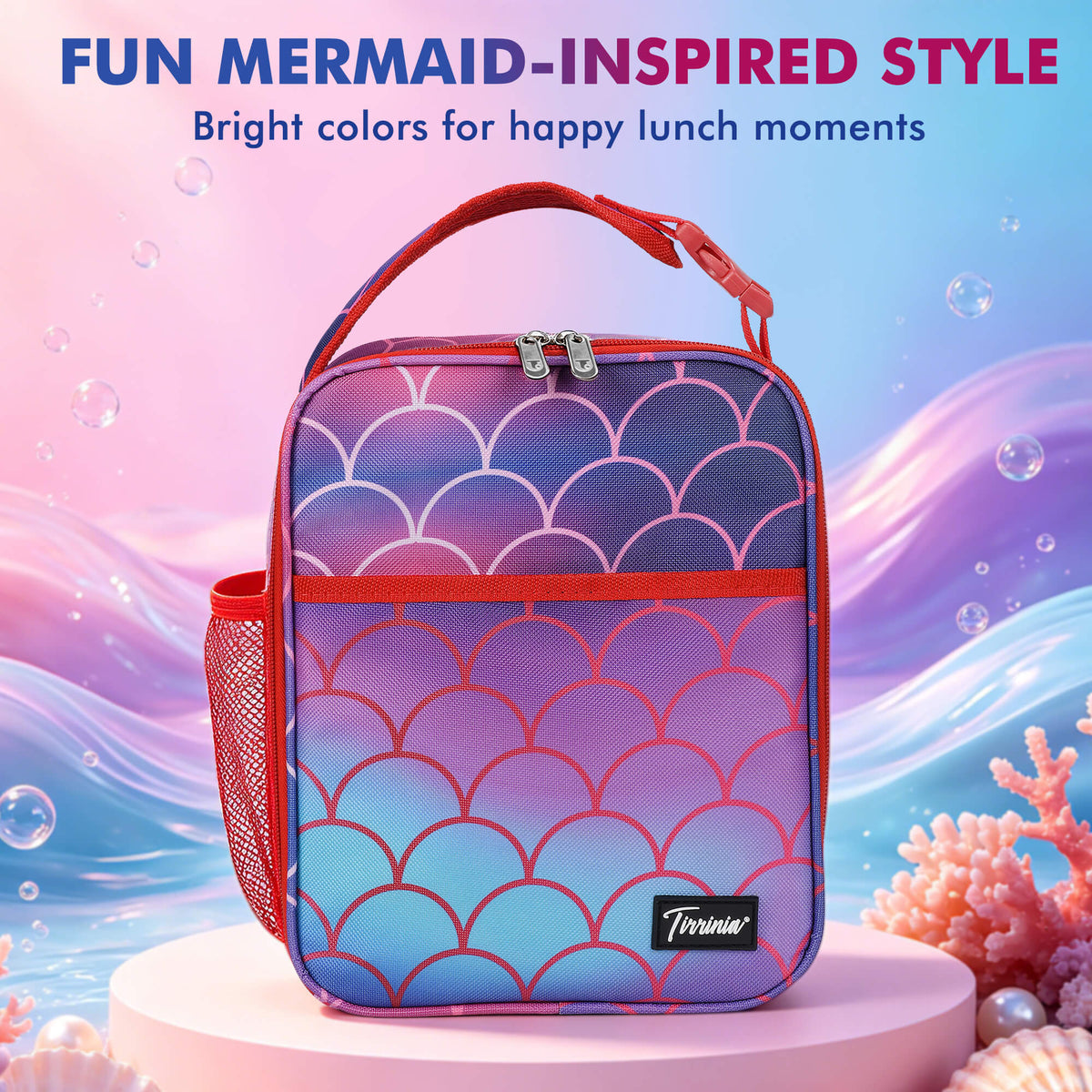 Tirrinia Sports-Themed Insulated Lunch Bag – Compact, Leakproof & Travel-Friendly