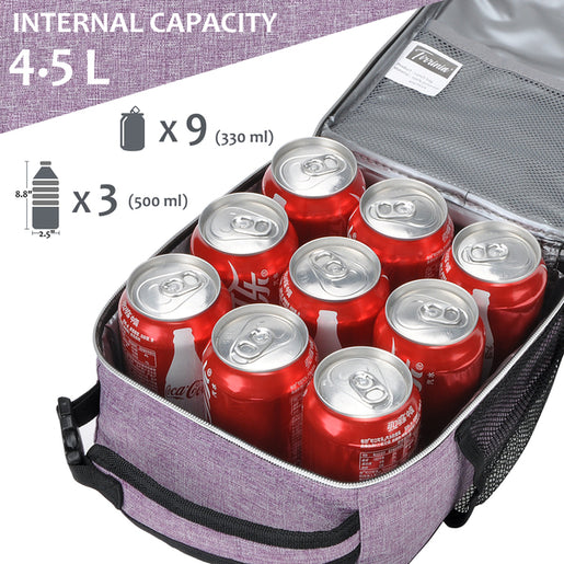 Tirrinia Solid Color Insulated Lunch Cooler Bag product image 13