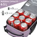 Tirrinia Solid Color Insulated Lunch Cooler Bag product image 13