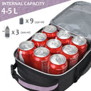 Tirrinia Insulated Lunch Cooler Bag Patchwork Color