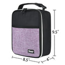 Tirrinia Insulated Lunch Cooler Bag Patchwork Color size chart