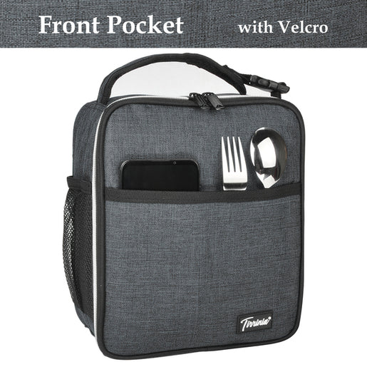 Tirrinia Solid Color Insulated Lunch Cooler Bag