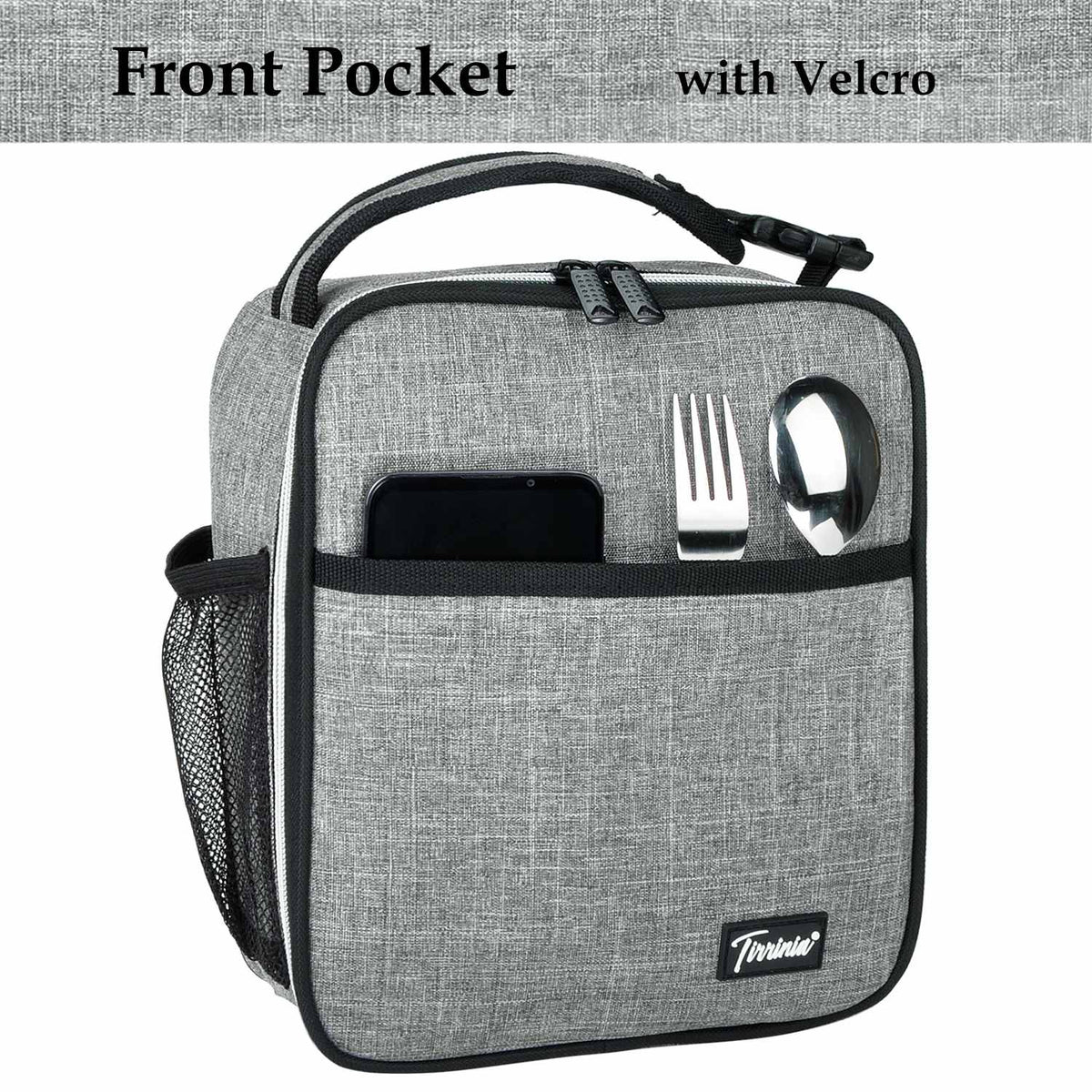 Tirrinia Solid Color Insulated Lunch Cooler Bag product image 30