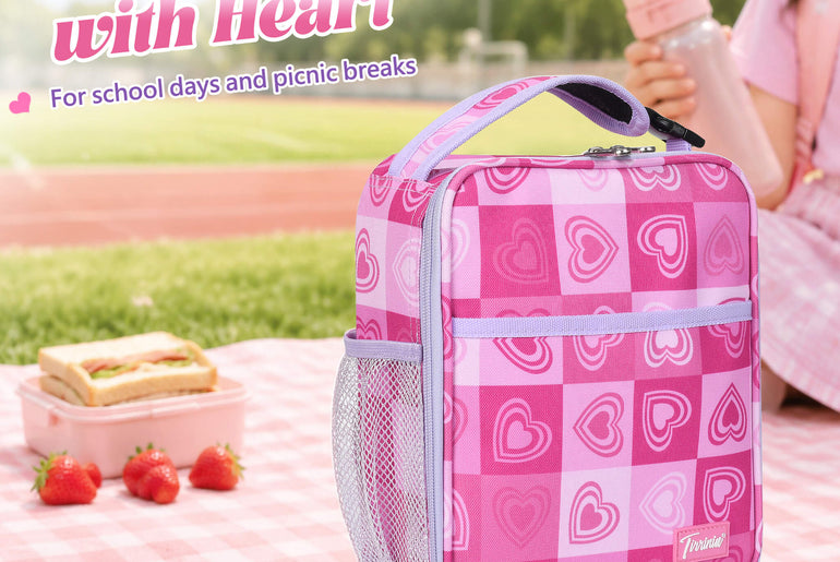 Tirrinia Sports-Themed Insulated Lunch Bag – Compact, Leakproof & Travel-Friendly