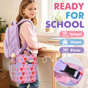 Tirrinia Sports-Themed Insulated Lunch Bag – Compact, Leakproof & Travel-Friendly