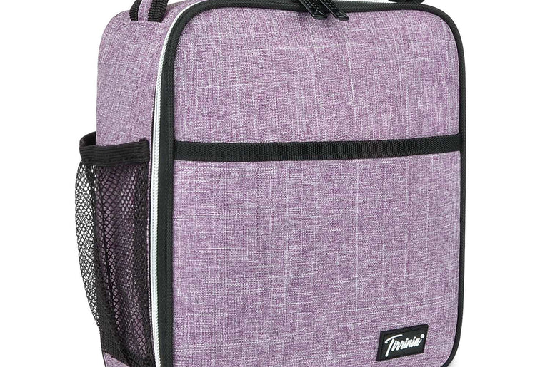 Tirrinia Solid Color Insulated Lunch Cooler Bag detail view