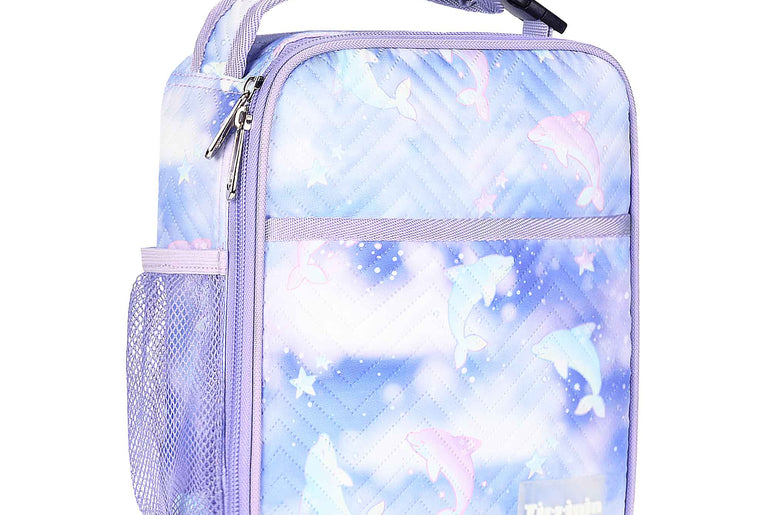 Tirrinia Kids' Purple Dolphin Lunch Bag - Home and Garden product photo