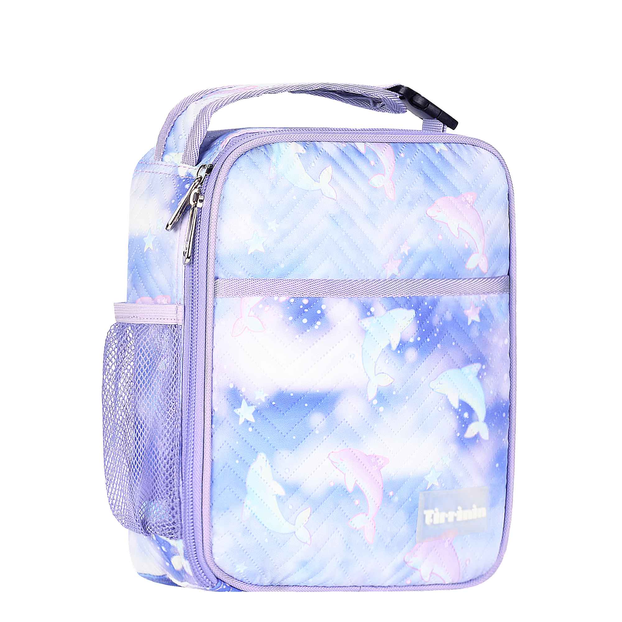Tirrinia Kids' Purple Dolphin Lunch Bag
