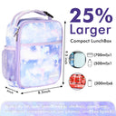 Tirrinia Kids' Purple Dolphin Lunch Bag front view