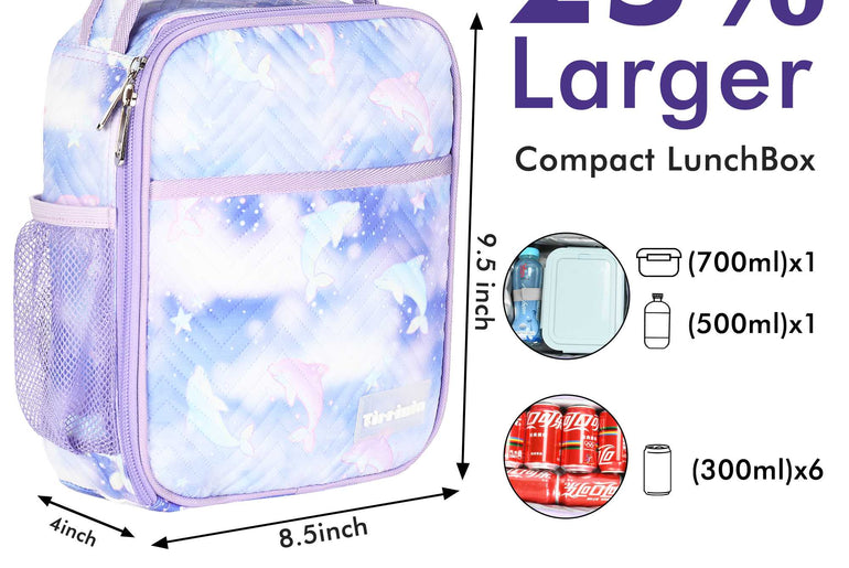 Tirrinia Solid Color Insulated Lunch Cooler Bag product image 16