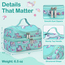 Tirrinia Kids Insulated Lunch Bag – Leak-Proof Double Decker Cooler Tote