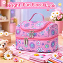 Tirrinia Kids Insulated Lunch Bag – Leak-Proof Double Decker Cooler Tote