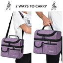 Tirrinia Lunch Tote Bag with Dual Compartment