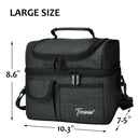 Tirrinia Lunch Tote Bag with Dual Compartment