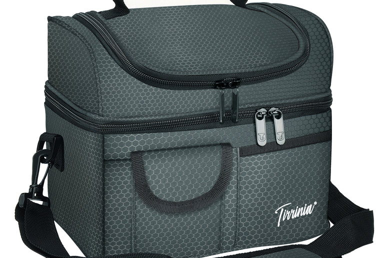 Tirrinia Lunch Tote Bag with Dual Compartment