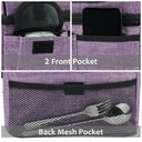 Tirrinia Lunch Tote Bag with Dual Compartment
